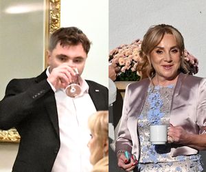 Daniel Martyniuk z kieliszkiem świętuje chrzciny syna. Razem z Danusią kurzyli jak smoki!