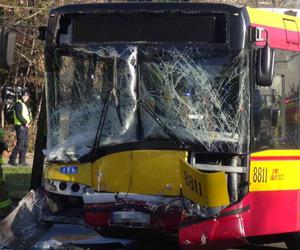 Poważny wypadek autobusu w Warszawie