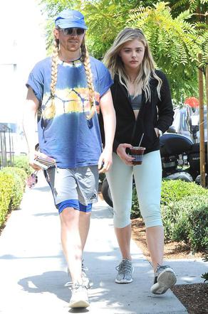 Chloe Moretz z bratem