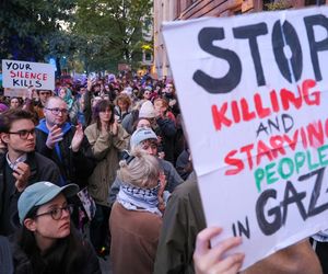 Manifestacja przed siedzibą MSZ w Warszawie (2.10.2025)