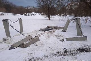 Wstrząsający akt wandalizmu. Zniszczono pomnik na terenie byłego obozu KL Plaszow