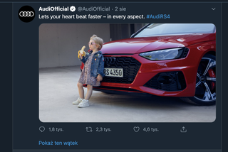 Ale wtopa! Ta reklama Audi wywołała burzę! Marka przeprasza, eksperci komentują