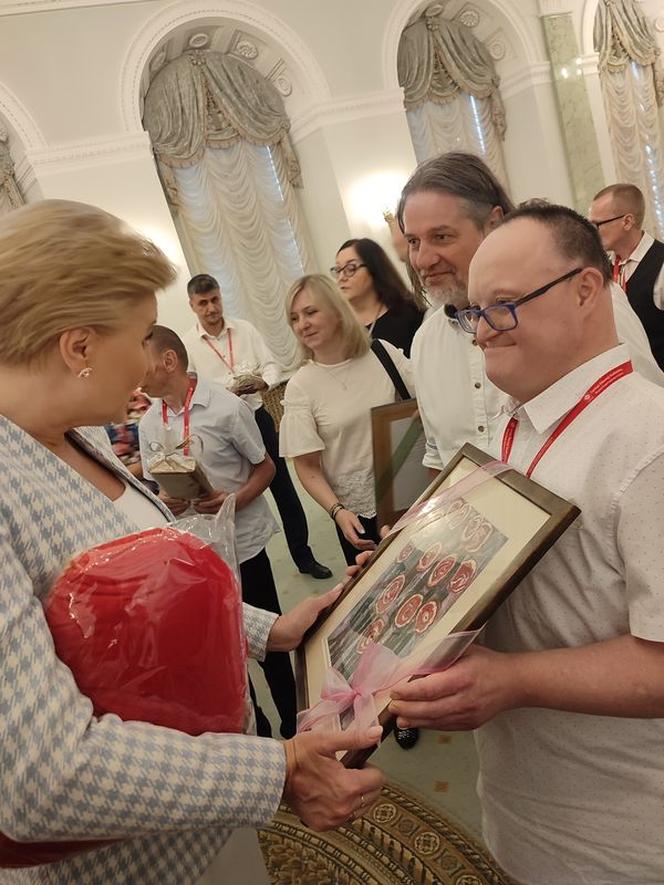 Uczestnicy WTZ w Pałacu Prezydenckim