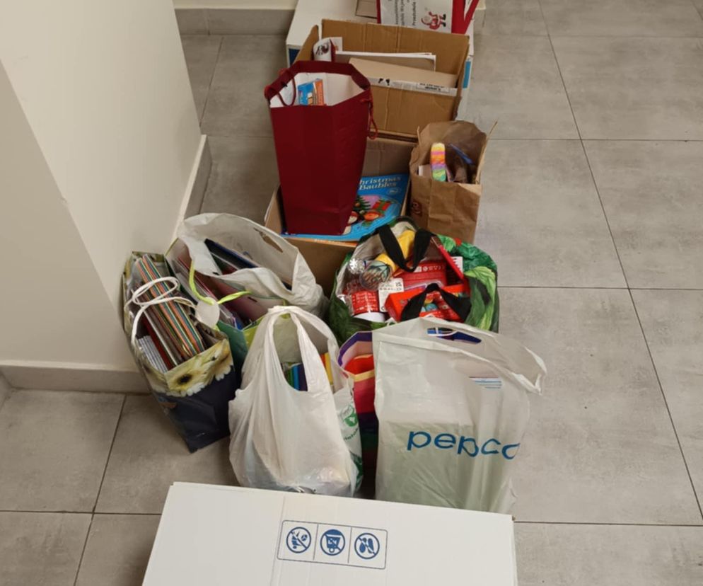 Materiały papiernicze trafiły do dzieci z koszalińskiego szpitala
