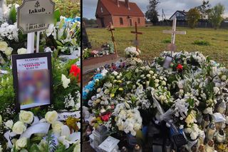 Kuba jest wśród aniołów. Przejmujący widok na grobie