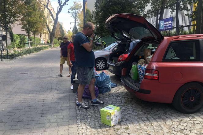 1 Maja w Łodzi. Lokatorzy mogli wejść do swoich mieszkań. Dzieci boją się wracać