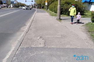 Rozpoczął się remont chodnika na ul. Kurpińskiego