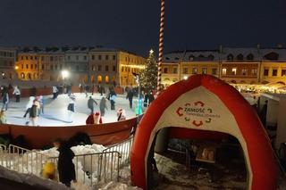 Mikołajki w Zamościu - otwarcie lodowiska 