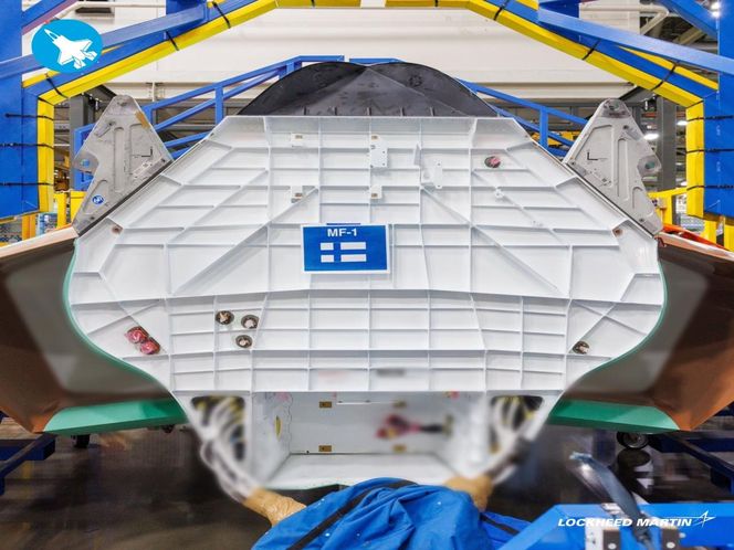 Pierwszy fiński F-35 na linii montażowej