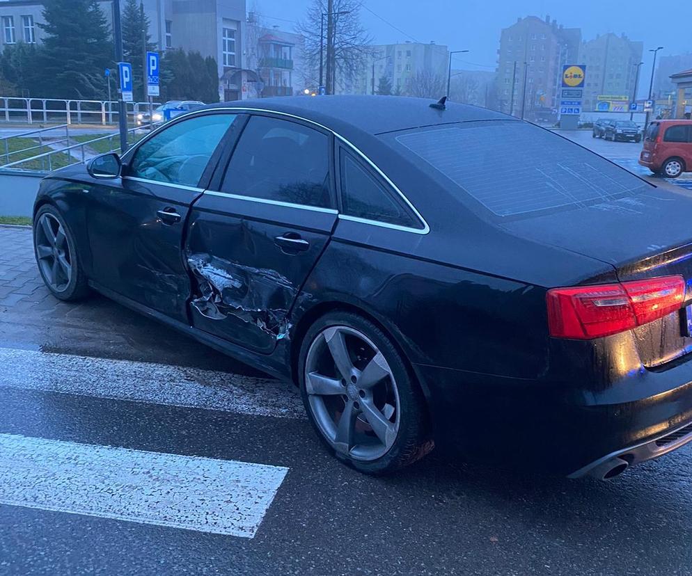 Wypadek na rondzie w Starachowicach