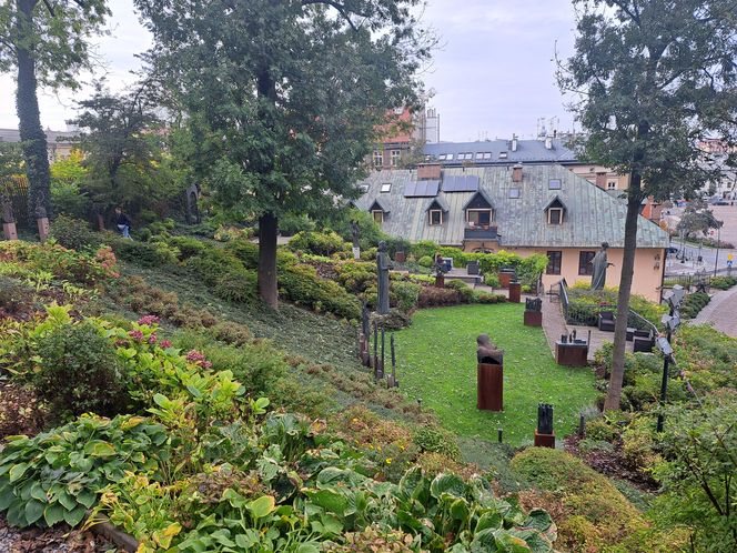 Ogród za kościołem św. Józefa w Krakowie