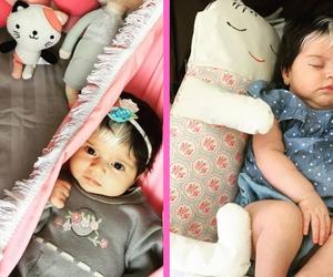 Urodziła się z bujną czarną czupryną i pasmem siwych włosów. Tak wygląda po 5 latach