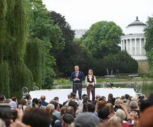 Marta Nawrocka na Narodowym Czytaniu