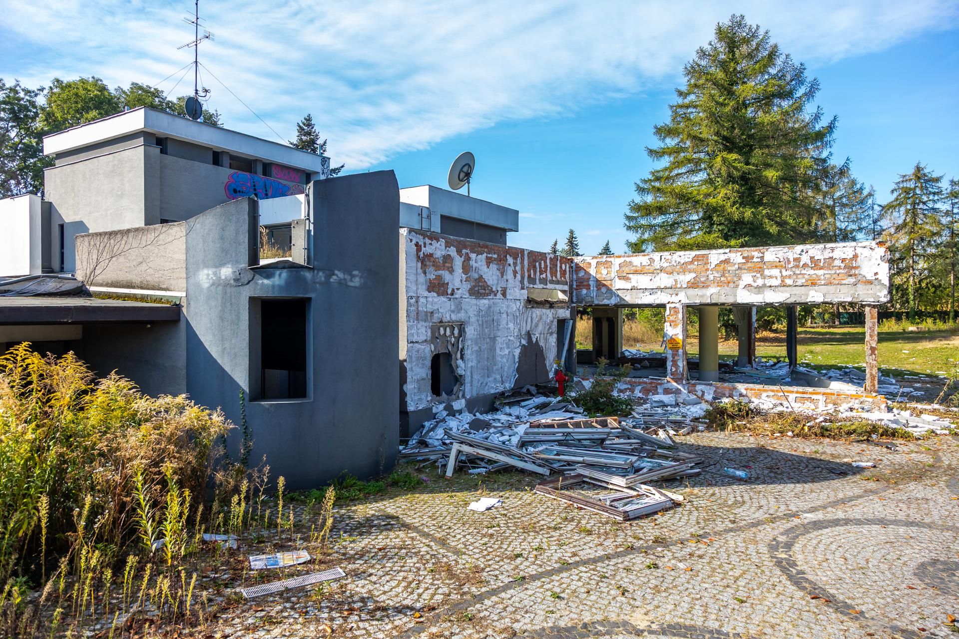Opuszczona willa przy Ryżowej 72 w Warszawie