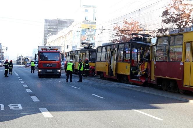 Zderzenie tramwajów w Al. Jerozolimskich