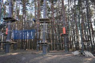 Powstaje park linowy w Białymstoku! To nowa inwestycja na plaży Dojlidy