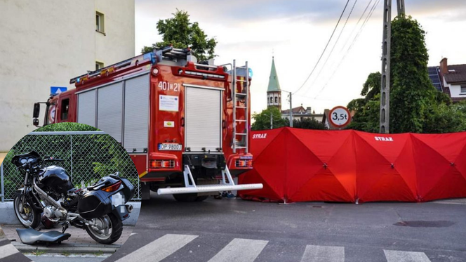 Lewin Brzeski: Groza po wypadku! 28-latek umierał na ulicy [ZDJĘCIA]
