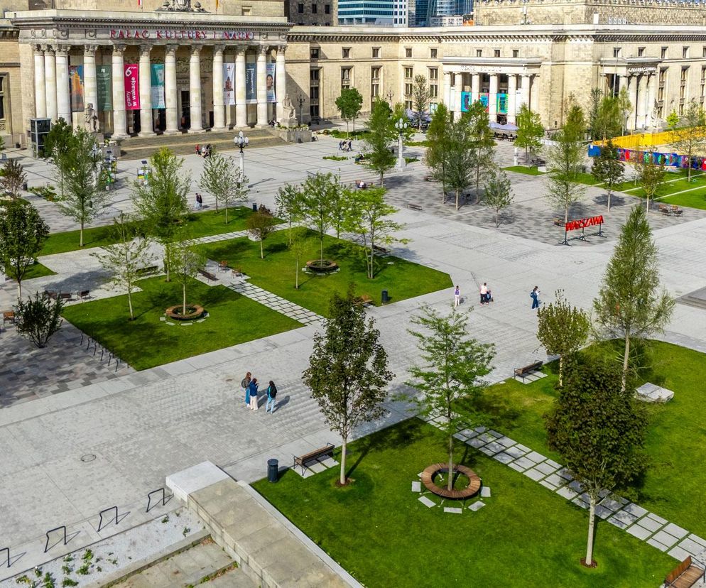 Plac Centralny Warszawa, sierpień 2025