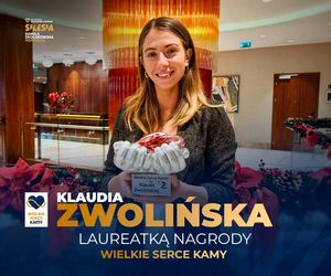 Klaudia Zwolińska z Wielkim Sercem Kamy! Wyjątkowa nagroda za wielki gest