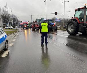 Strajk rolników w Śląskiem 20.02.2024