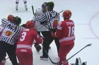 Skandal na meczu Polska - Łotwa na MŚ w hokeju! Łotysz uderzył sędziego, aż trudno w to uwierzyć