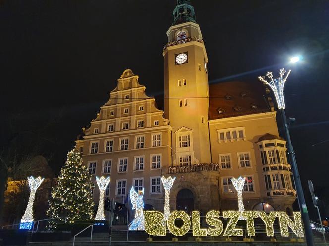 Świąteczne iluminacje w Olsztynie. Zobacz zdjęcia