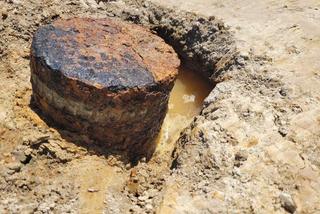 Pocisk artyleryjski odkryty w Lubince