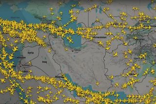 Panika w przestworzach. Tak samoloty pasażerskie uciekały po ataku Izraela na Iran
