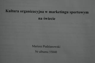 Mariusz Pudzianowski skończył studia