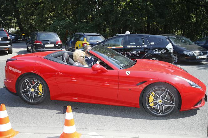 Magda Gessler w Ferrari