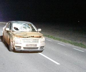 Tragiczny wypadek w powiecie łukowskim. Samochód potrącił pieszego 