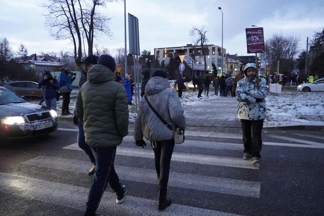 Protest kielczan przeciw budowie S74