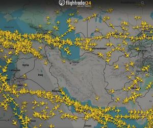 Panika w przestworzach. Tak samoloty pasażerskie uciekały po ataku Izraela na Iran