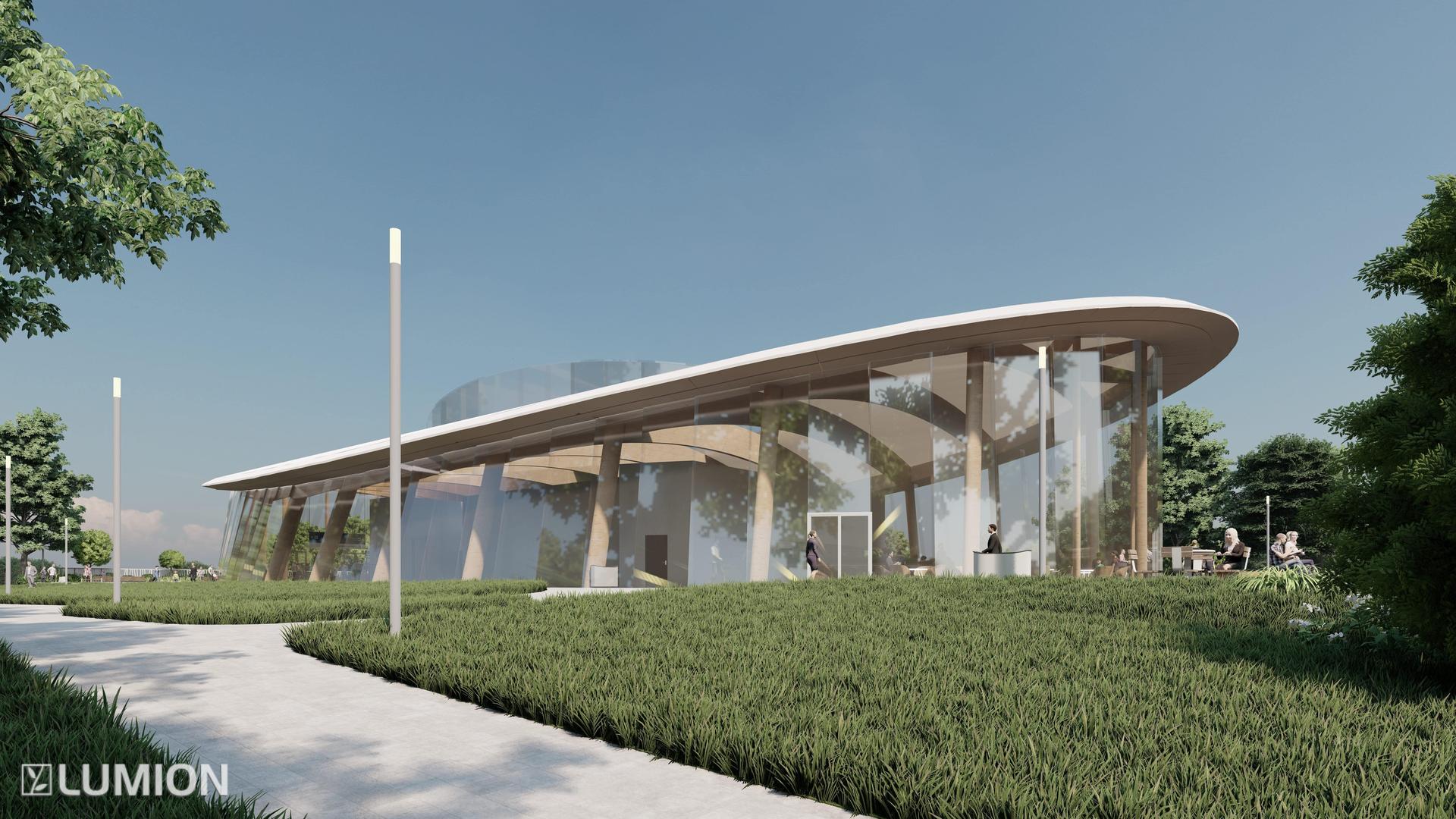 Koncepcja dworca kolejowego w Zgorzelcu. 