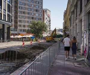 Przebudowa ul. Złotej i Zgoda w Warszawie