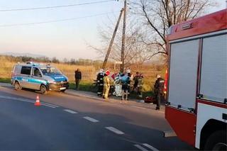 Szokujący wypadek w Ligocie. Kierująca wjechała autem w kolarzy! Nie widziałam ich