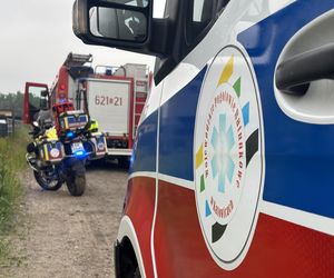 Wypadek wiatrakowca w Świętochłowicach