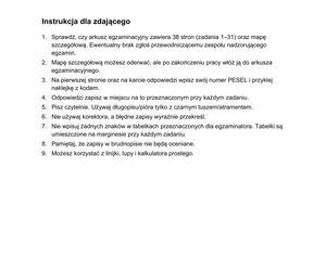 Matura 2025 geografia - arkusz CKE 15.05.2025 - Formuła 2023