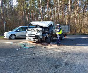 Wypadek na DK 42 w Brodach