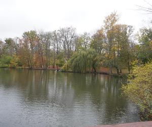 Park Sołacki w Poznaniu jesienią