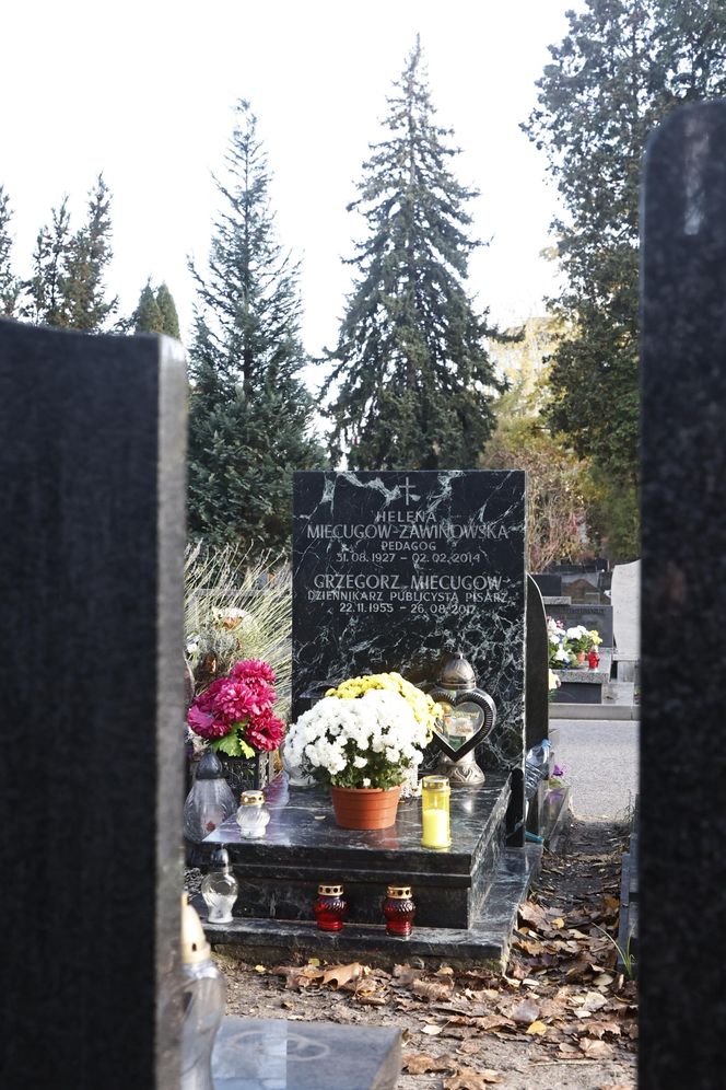 Tak wyglądają groby Zapasiewicza, Tyma, Kołaczkowskiej, Stoparczyk