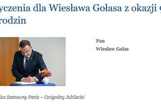 Wiesław Gołas kończy 90 lat