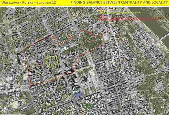 Europan 12: obszar bęący przedmiotem konkursu urbanistyczno - architektonicznego
