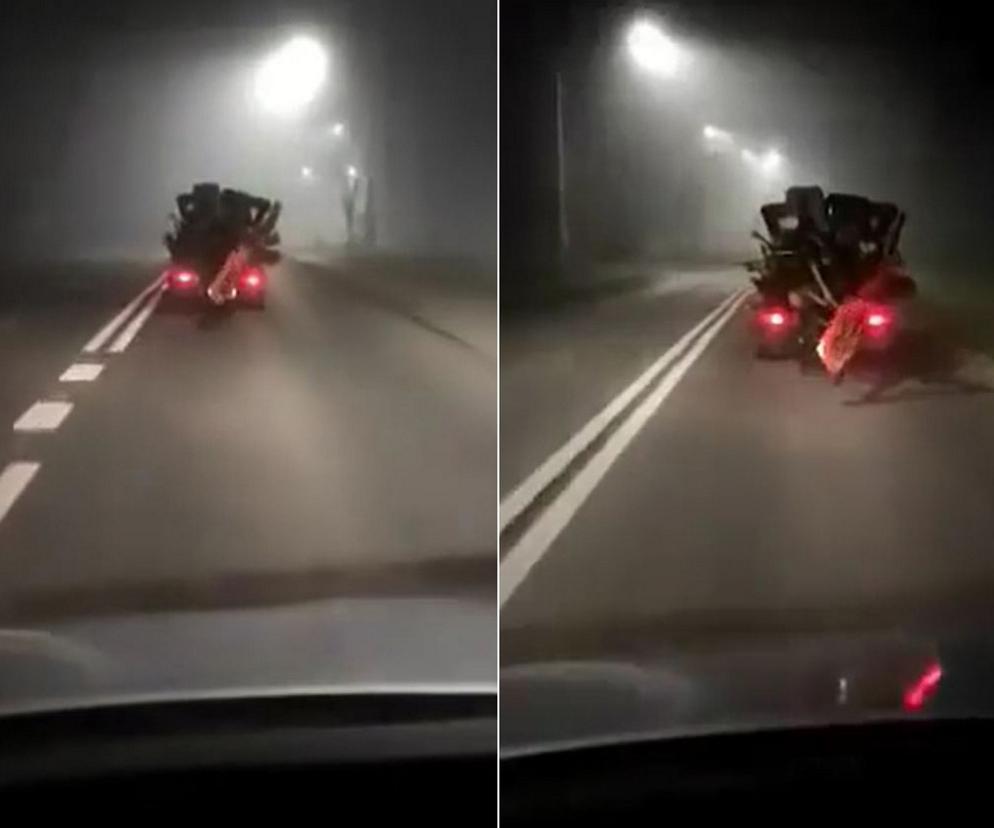 Kierowca cinquecento znów to zrobił