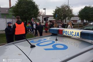 protest na Rondzie Gronowo