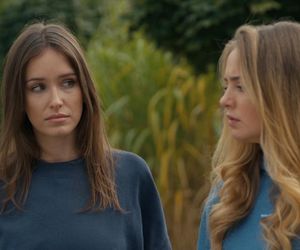 Barwy szczęścia, odcinek 3146. Madzia (Natalia Sierzputowska), Oliwka (Wiktoria Gąsiewska) 