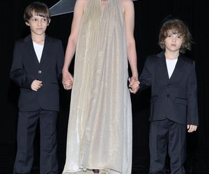 Feliks Matecki, jego straszy brat Wincenty i Magdalena Boczarska w spektaklu Medea - maj 2014 r. 