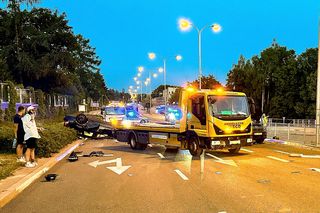 Kierowca wywrotki taranował wszystko na swojej drodze. Nieoczekiwany zwrot.