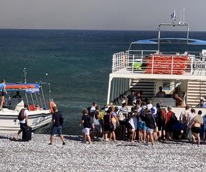 Ewakuacja mieszkańców i turystów z wyspy Rodos