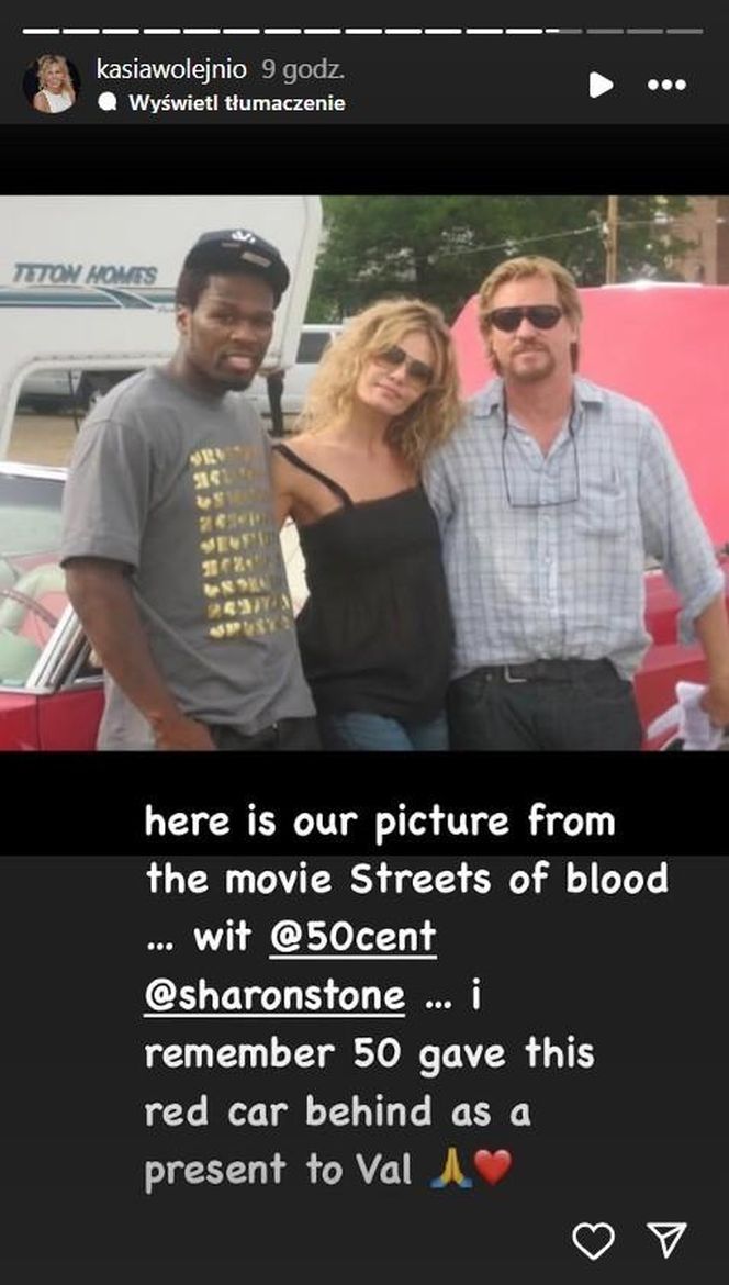 Kasia Wołejnio, Val Kilmer